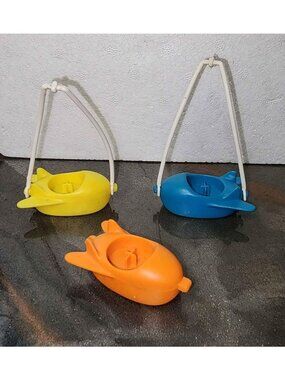 1976 GENERAL MILLS FUN GROUP VINTAGE AMUSEMENT Replacement Rocket Swing Seats.